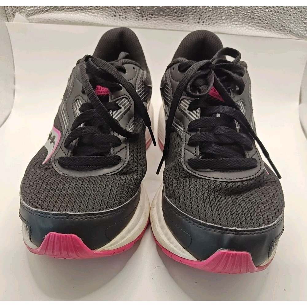 Saucony Cohesion 15 Womens Running Shoes Black Pink S10782-10 Size 9.5W